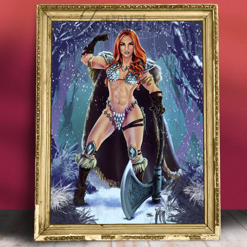 WINTER RED SONJA